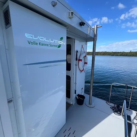 Hausboot Rollyboot Evolution- Feste Am Steg Botel Joachimsthal